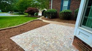 Durable stone patio
